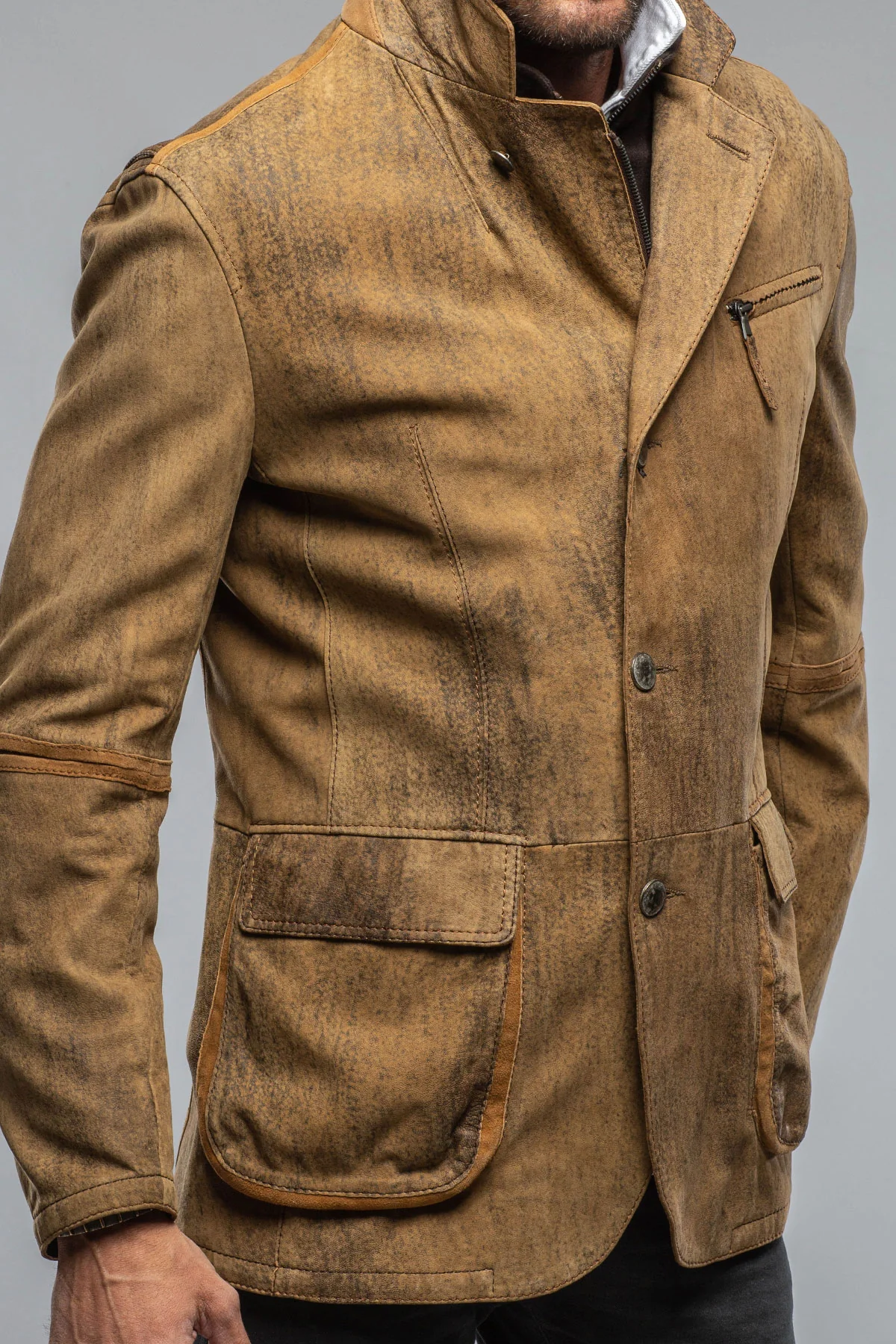 Argento Leather Blazer - Image 3