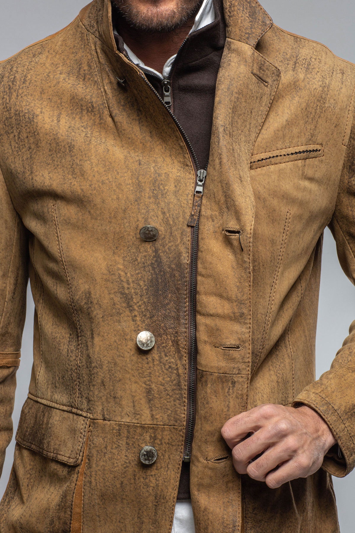 Argento Leather Blazer - Image 5