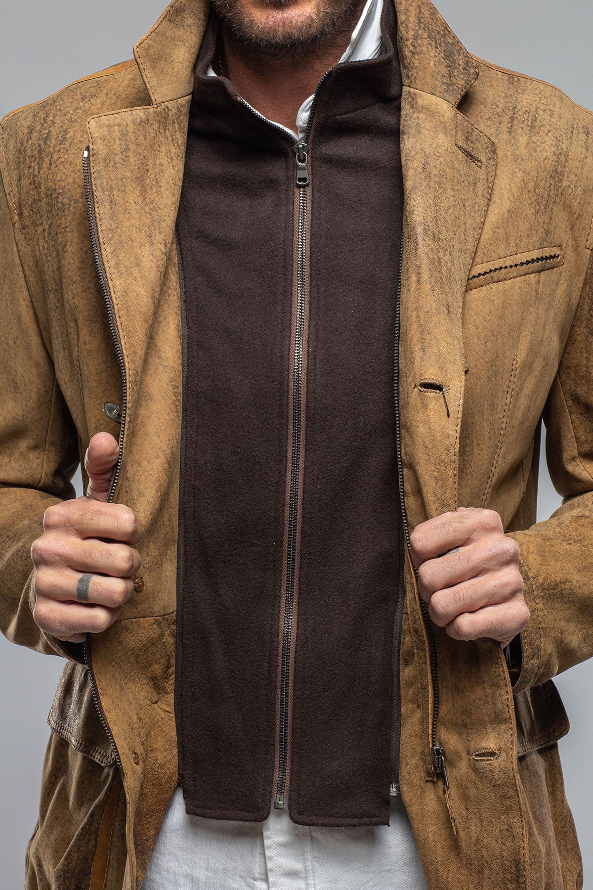 Argento Leather Blazer - Image 6