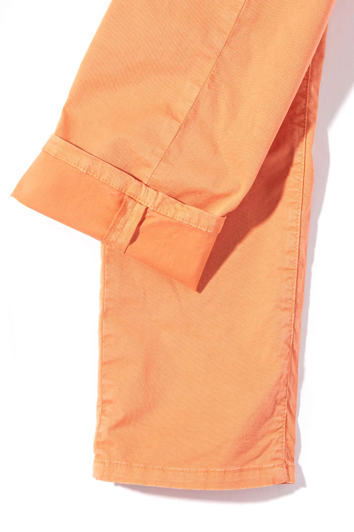 Flagstaff Stretch Cotton Twill in Tangerine - Image 3