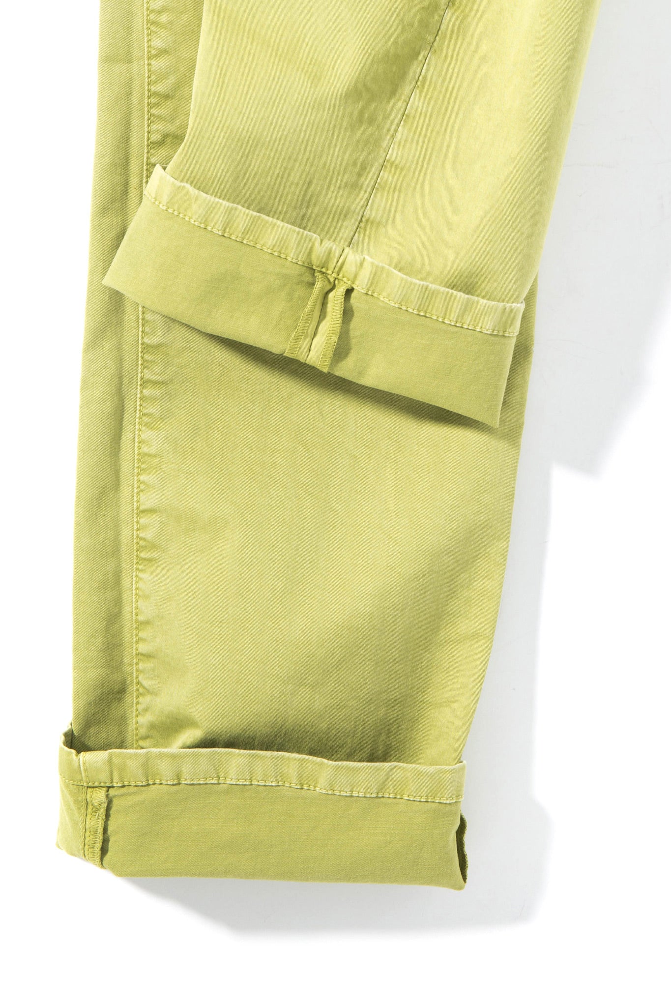 Flagstaff Stretch Cotton Twill in Lime - Image 4