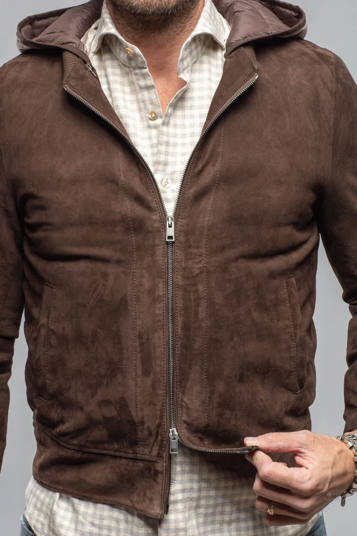 Luca Suede Bomber - Image 5