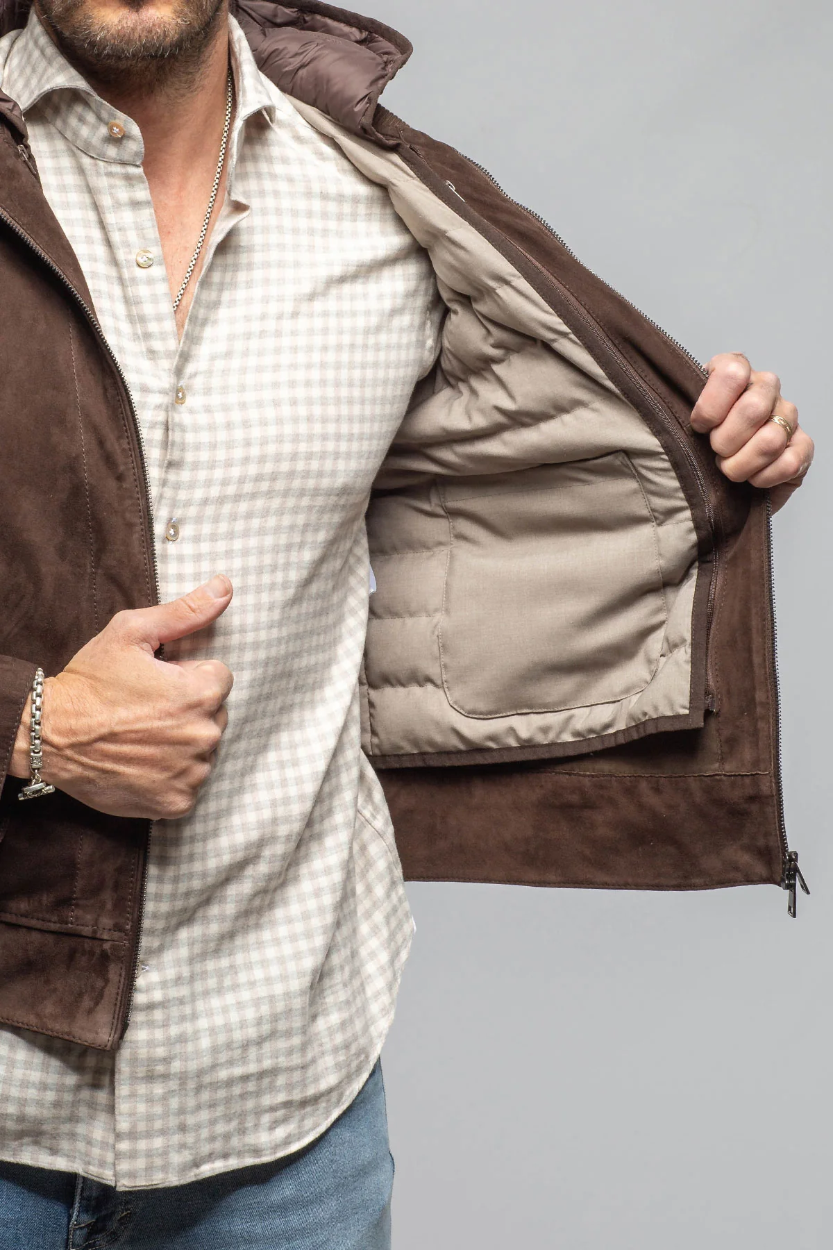 Luca Suede Bomber - Image 6