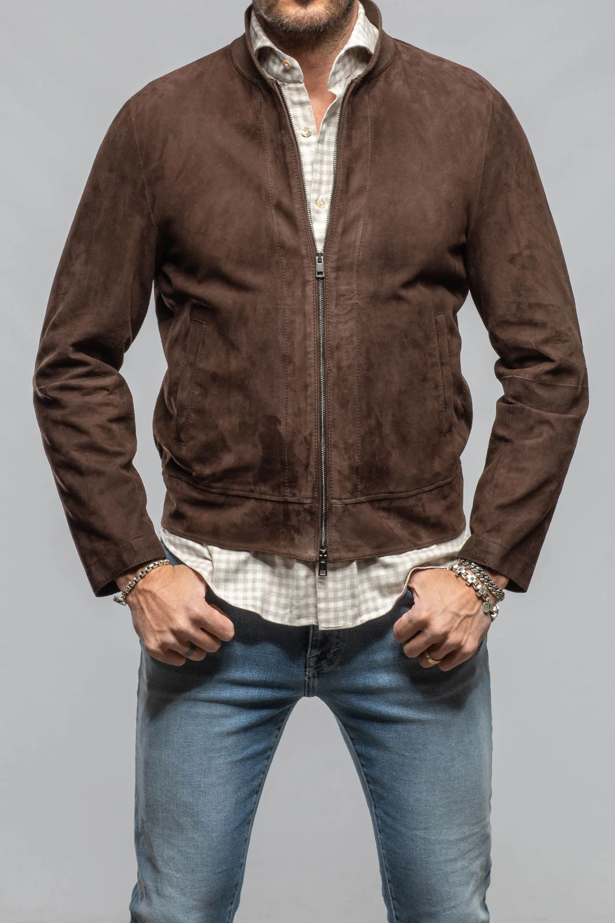 Luca Suede Bomber - Image 8