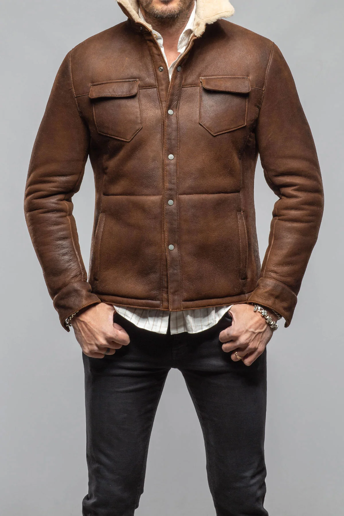 Luca Suede Bomber - Image 9