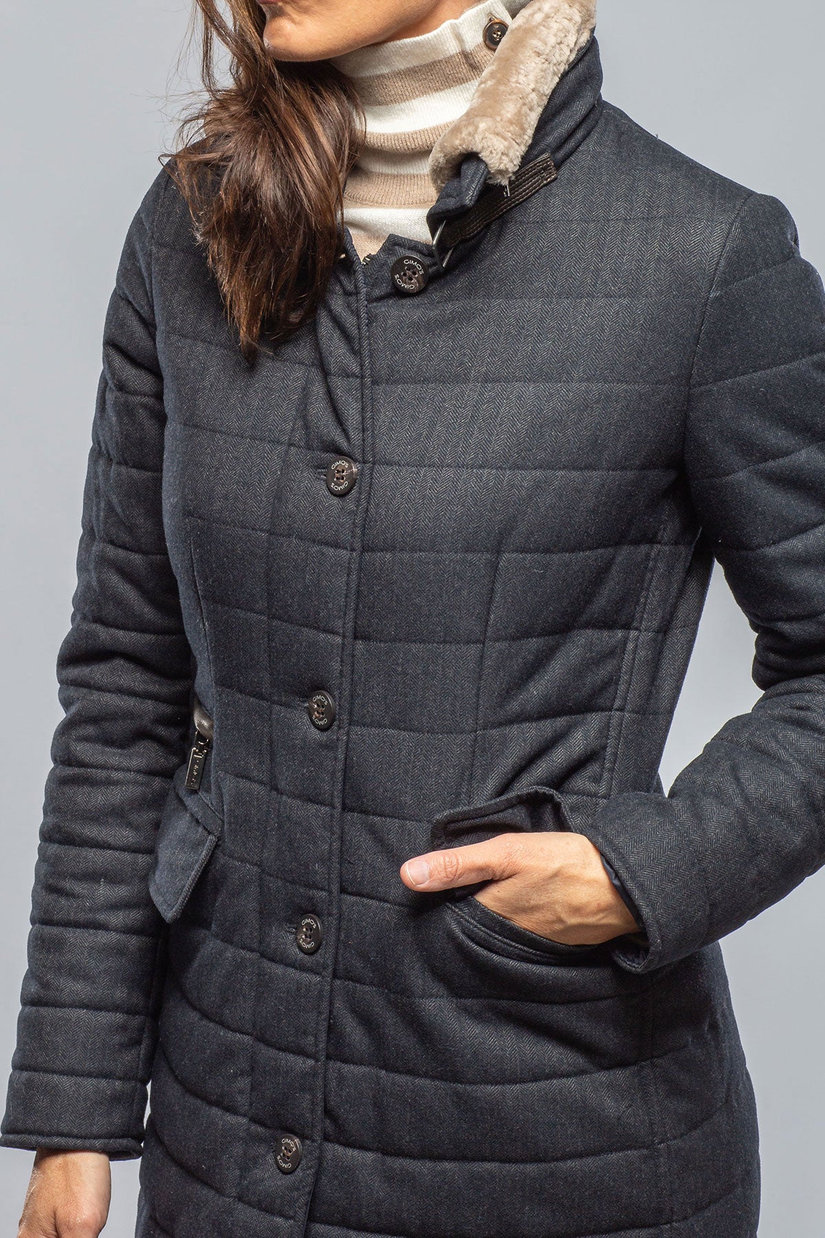 Tailored Après Jacket In Navy - Image 5