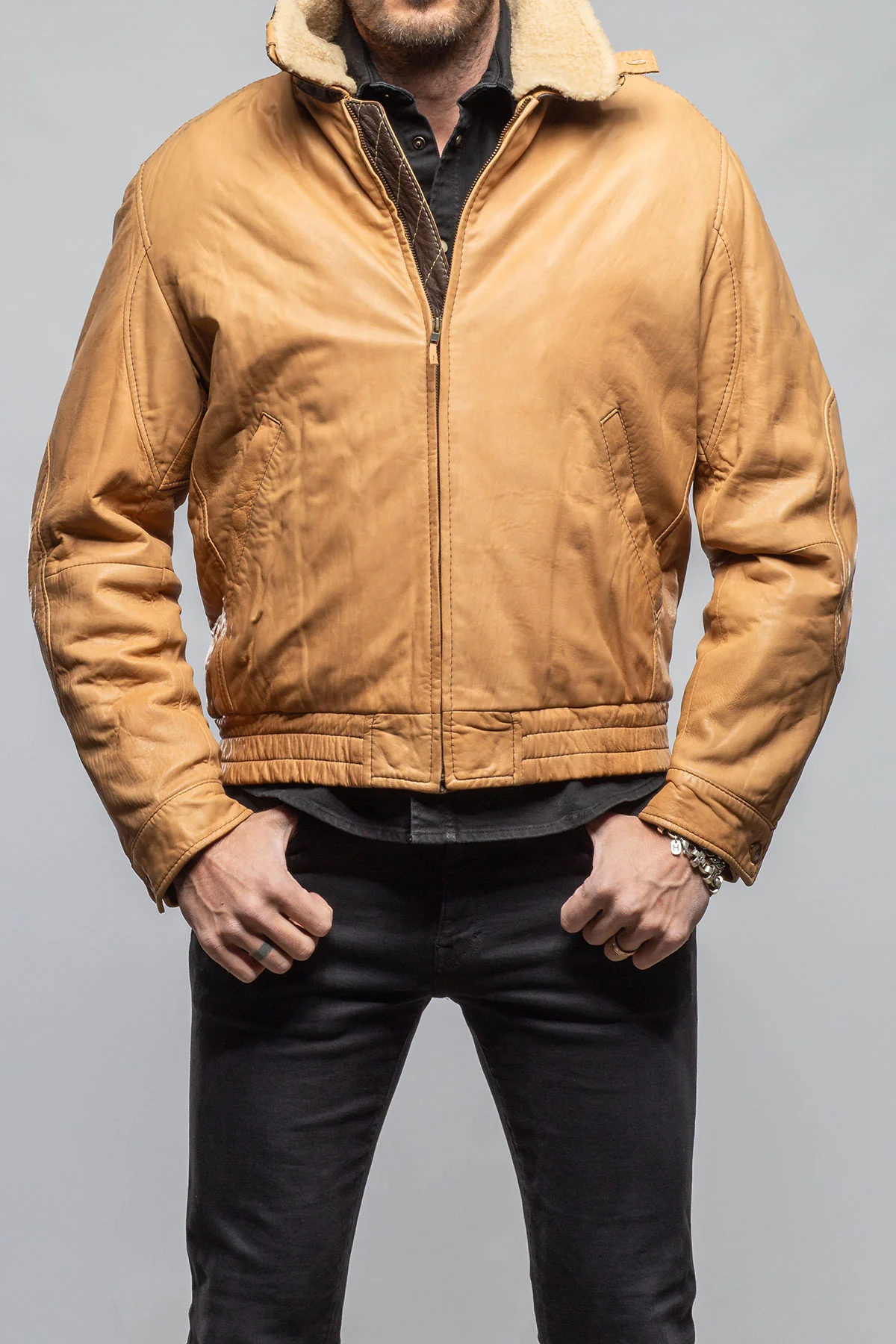 Kemp Vintage Leather Jacket - Image 4