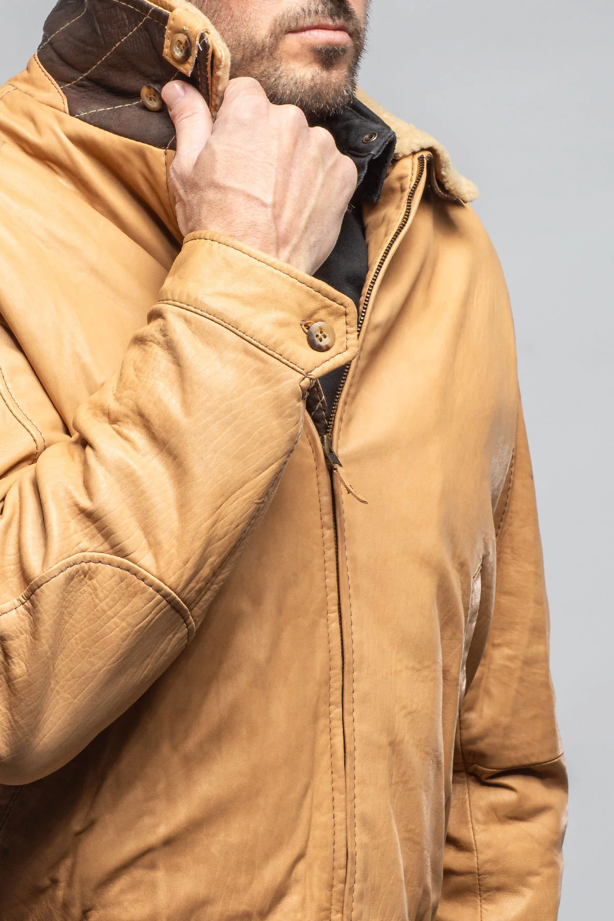 Kemp Vintage Leather Jacket - Image 6