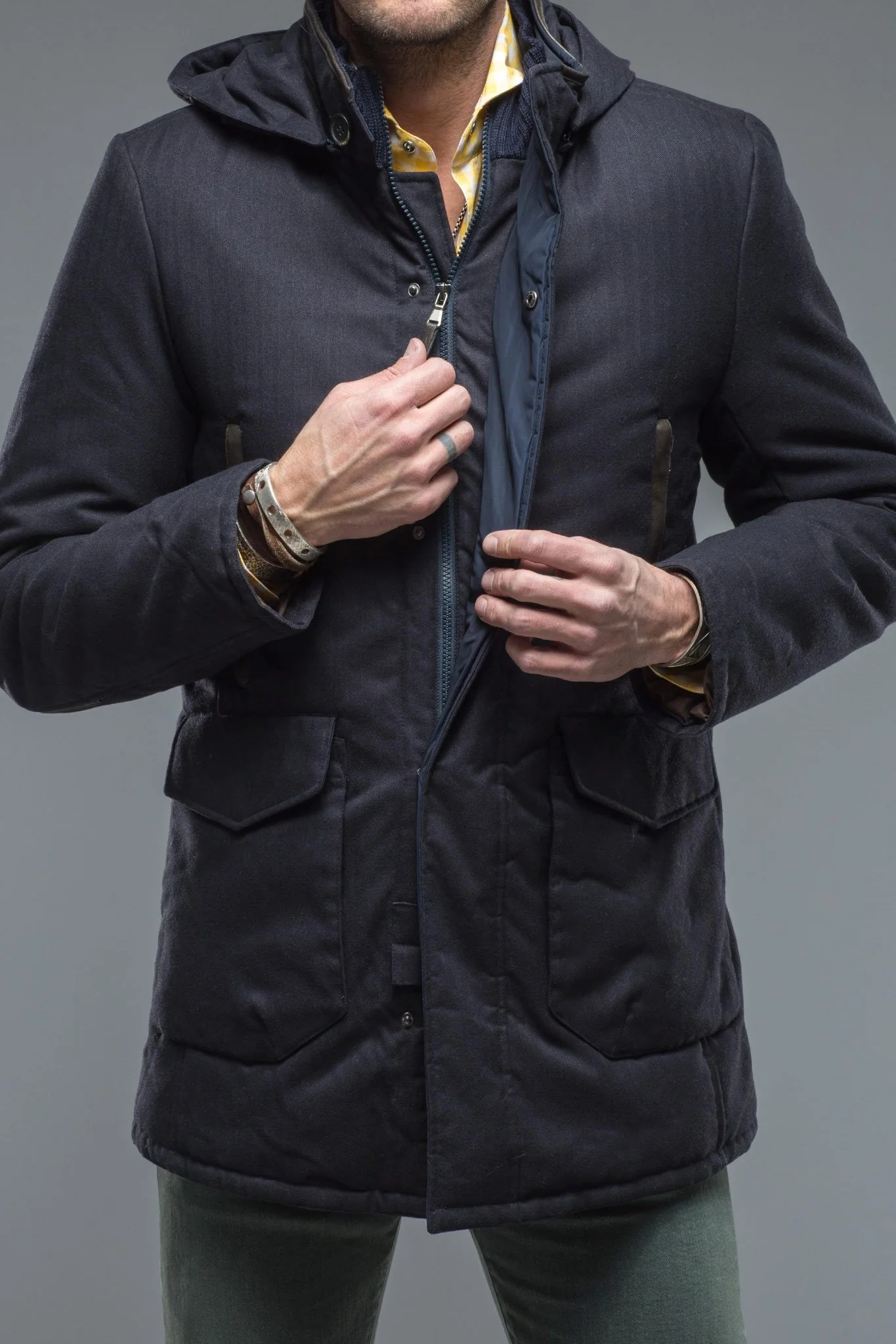 Kipling Coat In Navy - Image 3