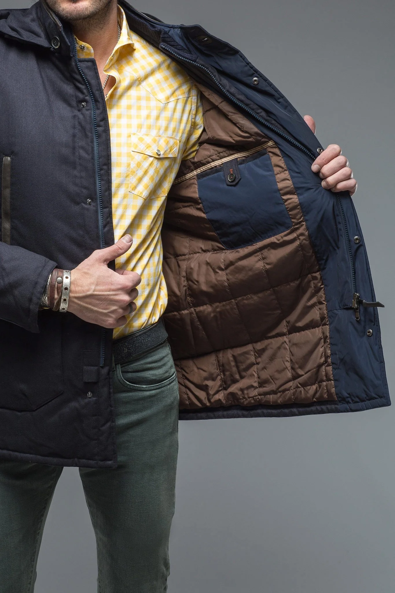 Kipling Coat In Navy - Image 6