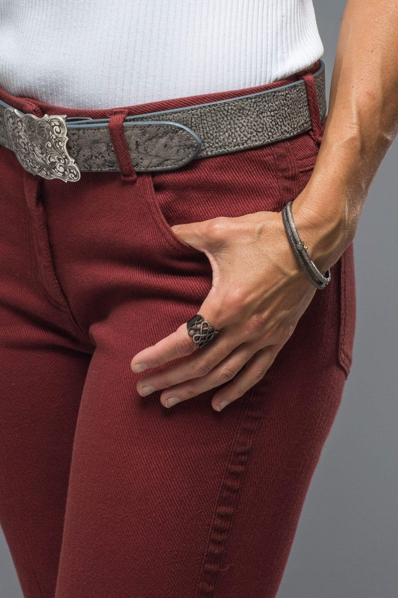 Lulu Stretch In Rust - Image 4