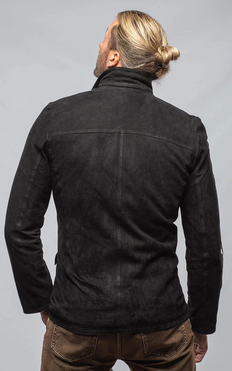 Polo Sartorial Suede Jacket In Black - Image 5