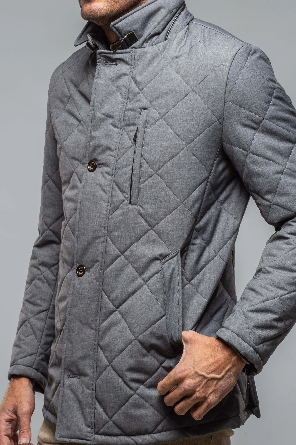 Rochester Chelsea Jacket In Grey - Image 5
