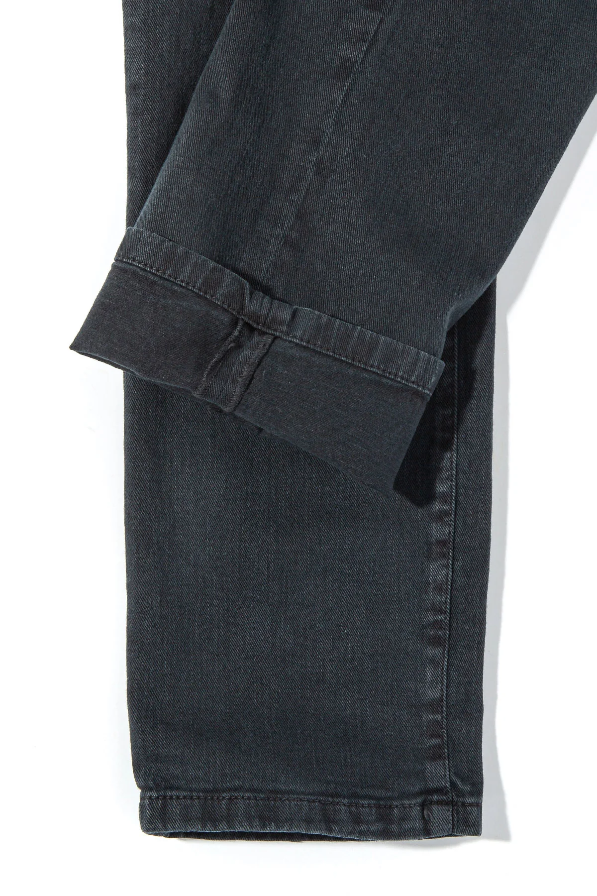 Taos Slim Cotton/Linen Denim in Anthracite - Image 4