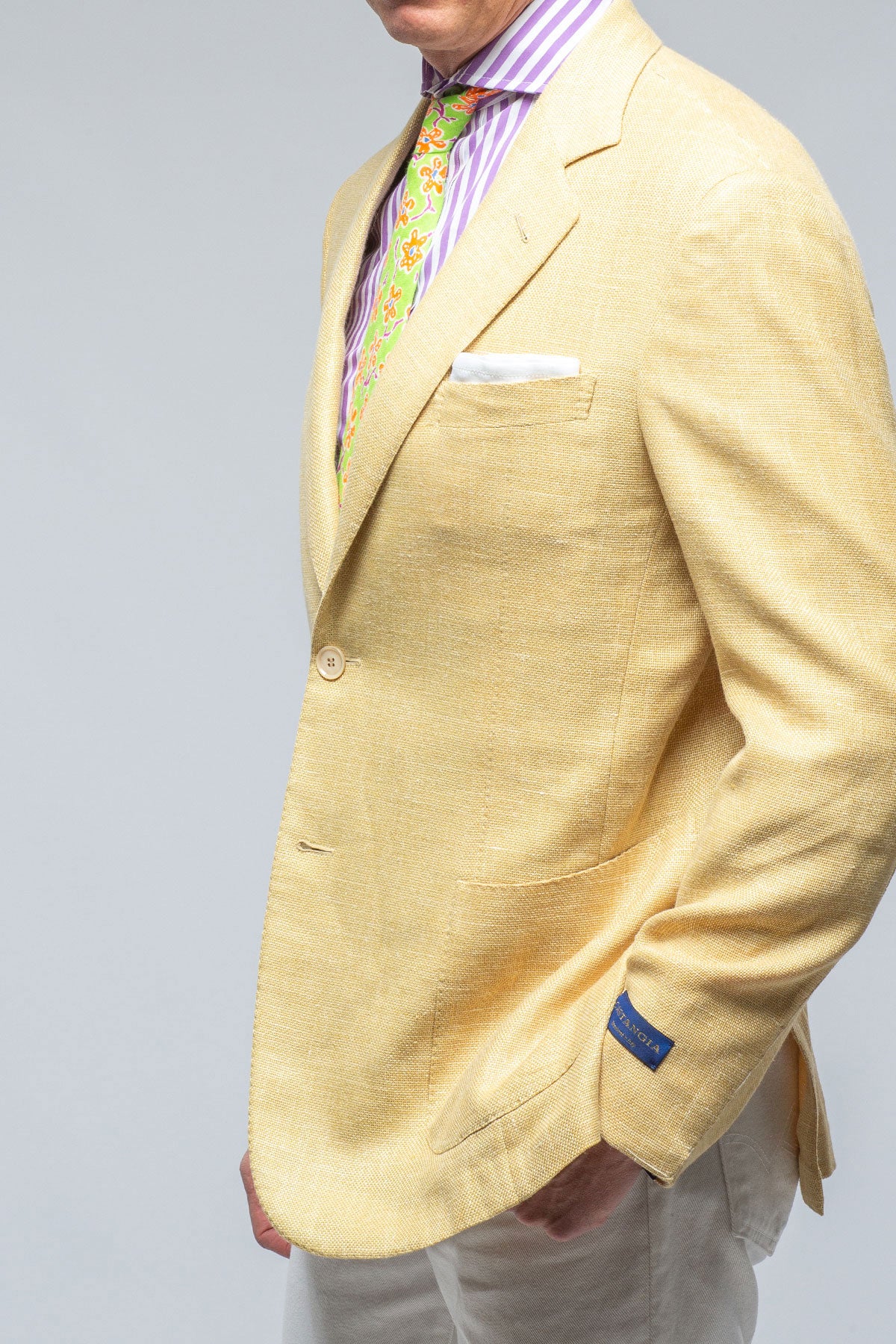 Trapani Sport Coat in Gold - Image 3