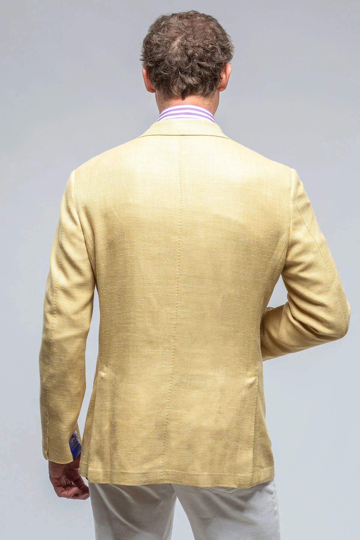 Trapani Sport Coat in Gold - Image 4