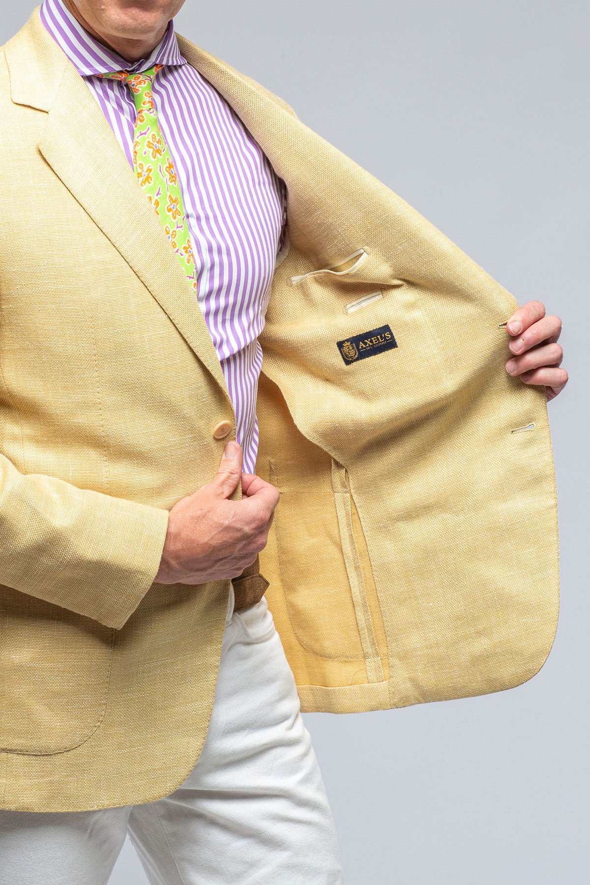 Trapani Sport Coat in Gold - Image 5