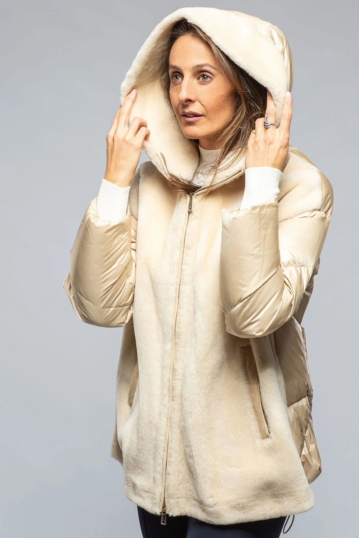 Victoria Shearling Parka - Image 4