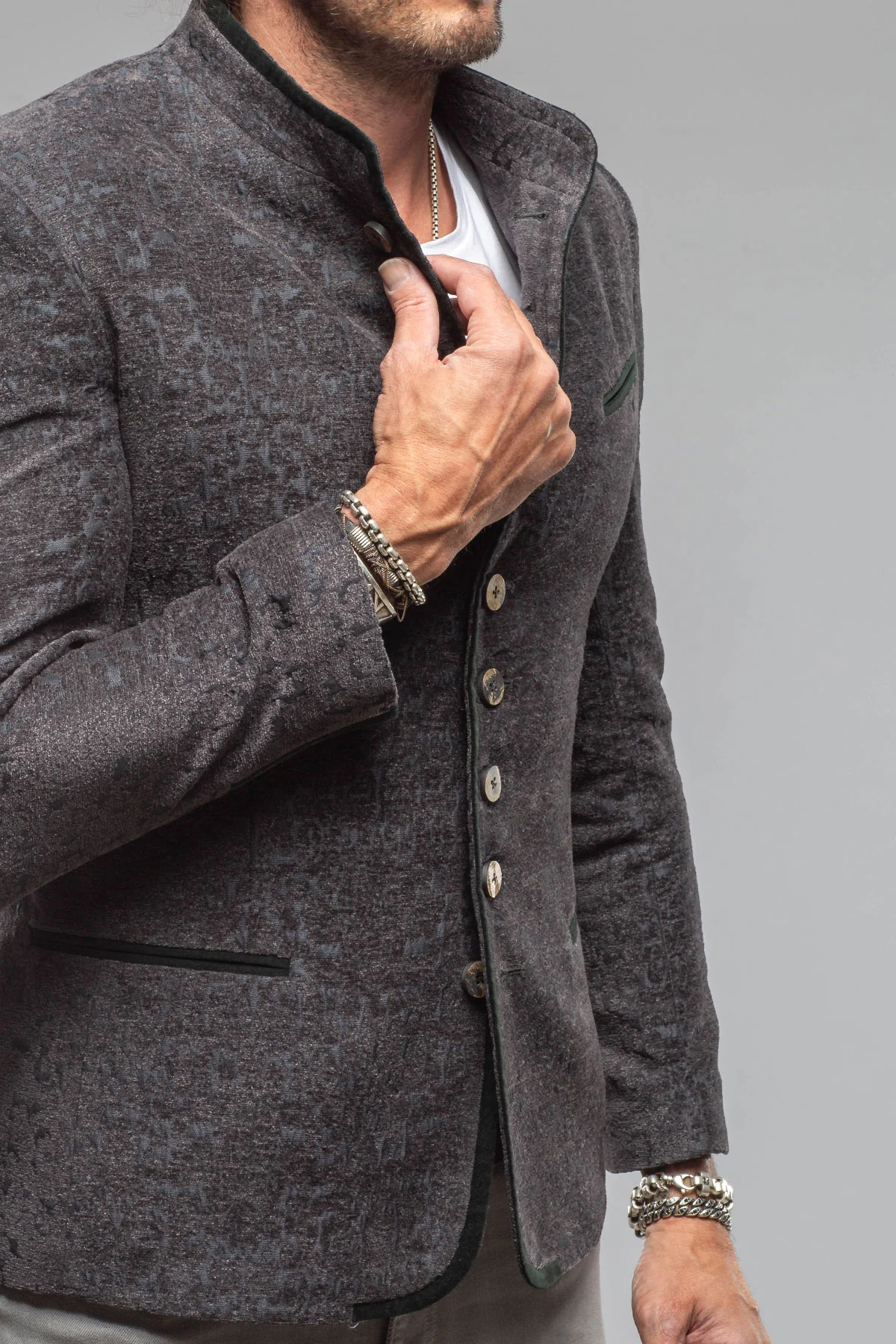 Volcano Jacket In Anthra - Image 3